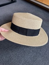 Boater style hat for sale  CHIGWELL