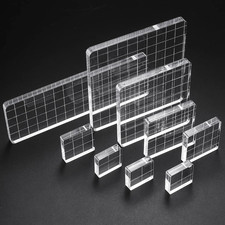 Pcs acrylic stamp for sale  BELVEDERE