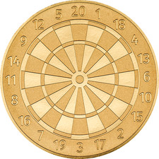 1 $ Dollar Darts Palau 0,5 Gramm Gold comprar usado  Enviando para Brazil
