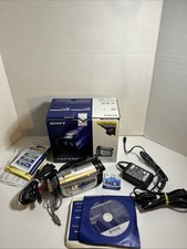 Câmera de Vídeo Sony Handycam DCR-DVD610 Mini DVD Híbrida Filmadora Na Caixa Original comprar usado  Enviando para Brazil