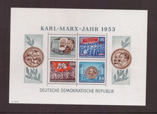 Usado, DDR Jahrgang 1953  Mi. Nr. 392 A-395 A  Block 9A  postfrisch comprar usado Usado, DDR Jahrgang 1953  Mi. Nr. 392 A-395 A  Block 9A  postfrisch comprar usado  Enviando para Brazil