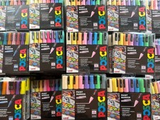 Canetas de tinta marcador Uni-ball Posca PC- 1M - 3M - 5M pacote com 8 conjuntos de arte à prova d'água comprar usado  Enviando para Brazil