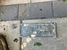 Aluminium trains sign for sale  NOTTINGHAM