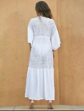 White kimono kaftan for sale  KENDAL