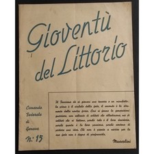 Gioventù del littorio usato  Alessandria