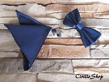 Papillon fazzoletto gemelli usato  Italia