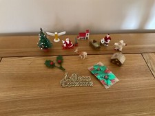 Vintage plastic christmas for sale  SPALDING