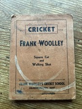 Frank woolley cricket for sale  WADHURST