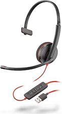 Fone de Ouvido Plantronics Blackwire 3210 On-Ear Mono USB-C - Preto comprar usado  Enviando para Brazil
