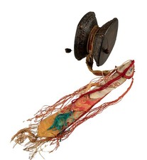 Antique damaru tibetan d'occasion  Expédié en Belgium