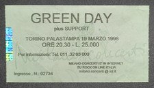 Biglietto concerto green usato  Cuneo