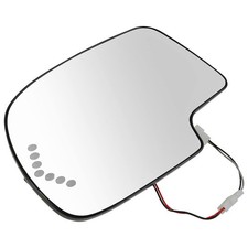 Espelho de vidro aquecido sinal de seta driver lado esquerdo para 2003-2007 Chevy GMC Cadillac comprar usado  Enviando para Brazil