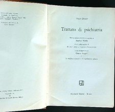 Trattato psichiatria bleuler usato  Italia