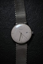 Junghans Max Bill Automatic watch Ref. 27/4002.46 date 38mm silver dial Germany comprar usado  Enviando para Brazil