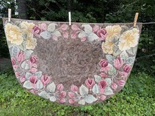 Antique floral hooked for sale  Kent