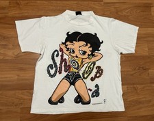 Camisa Vintage Betty Boop Shoop Salt N Pepa Adulto Tamanho Grande, usado comprar usado  Enviando para Brazil