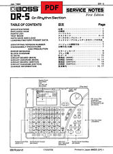 Boss service manual usato  Italia