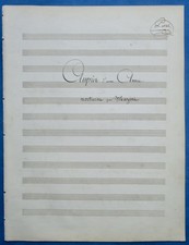 Manuscrit patel partition d'occasion  France