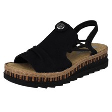 Usado, Sandali Con Tacco Wedge Chiuso Rieker Soft Elasticizzati Da Donna: V7972 comprar usado  Enviando para Brazil