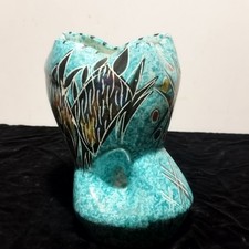 Magnifique vase bleu d'occasion  Charvieu-Chavagneux
