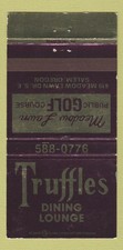 Capa Matchbook - Trufas Restaurante Salem OU 30 Strike comprar usado  Enviando para Brazil