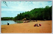 Sand Beach, Lavallee Tent & Trailer Park, Faraday, Ontario, Vintage Postcard comprar usado  Enviando para Brazil