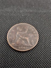 1863 one penny for sale  HINCKLEY