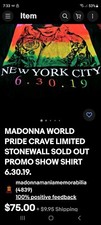 Madonna pride limited for sale  Brooklyn