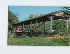 Cartão postal com corda de arco invertida ponte coberta Montgomery County EUA comprar usado  Enviando para Brazil