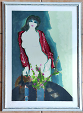 Litografia nudo femminile usato  Trevenzuolo