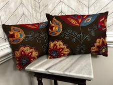 Pair pier embroidered for sale  Suffolk