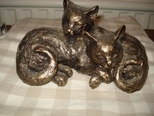 Cat figurines ornaments for sale  BECCLES