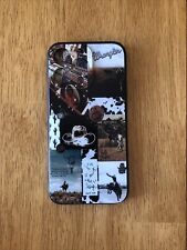 Funda blanda de silicona para teléfono iPhone 11 Wrangler negra estilo vaquero occidental segunda mano  Embacar hacia Argentina