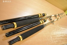 Conjunto de varas Pen International 2 peças IGFA50 IGFA80 com aderência Penn USA Trolling, usado comprar usado  Enviando para Brazil