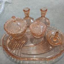Peach pink glass for sale  BRISTOL