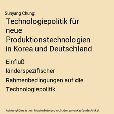 Technologiepolitik produktions gebraucht kaufen  Trebbin