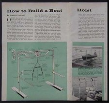 Small boat hoist for sale  Diamond Point