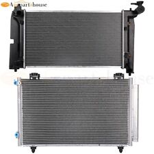 Kit de refrigeração de radiador e condensador de alumínio para 2003-04 Toyota Corolla Matrix 1.8L comprar usado  Enviando para Brazil