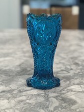 Vase vintage blue for sale  Hampstead