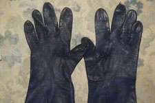 Lederhandschuhe fein anthrazit gebraucht kaufen  Frankfurt am Main