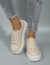 Sneakers beige nudo usato  Cinisello Balsamo