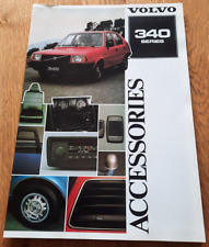Folheto de vendas de carros de acessórios 1981 VOLVO 340 SERIES. Catálogo / prospekt do Reino Unido, usado comprar usado  Enviando para Brazil
