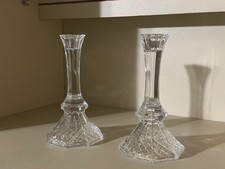 vintage crystal candle holders for sale  San Antonio