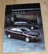 Folheto Vauxhall Omega 1995 Edition S Select GLS CD CDX Elite 2.5 3.0 V6 24v TD, usado comprar usado  Enviando para Brazil