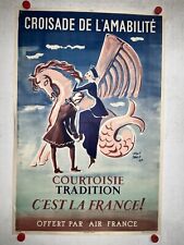Rare petite affiche d'occasion  Lille-