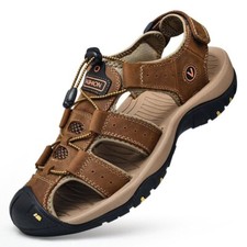 Sandales homme cuir d'occasion  Villeurbanne