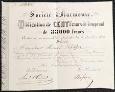 Société harmonie 1861 d'occasion  Ollioules