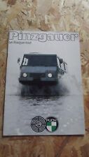 Catalogue brochure pinzgauer d'occasion  Vaison-la-Romaine