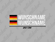 Aufkleber name flagge gebraucht kaufen  Dinslaken