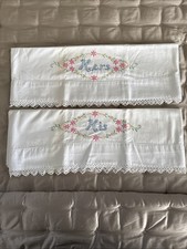 Vintage pair embroidered for sale  Lake Saint Louis